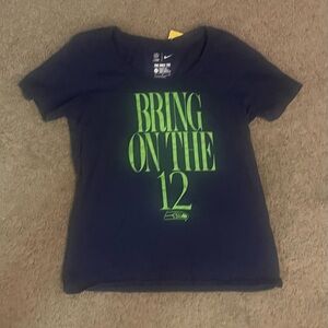 Nike Seattle Seahawks Women's Cotton T-Shirt - Bring on the 12